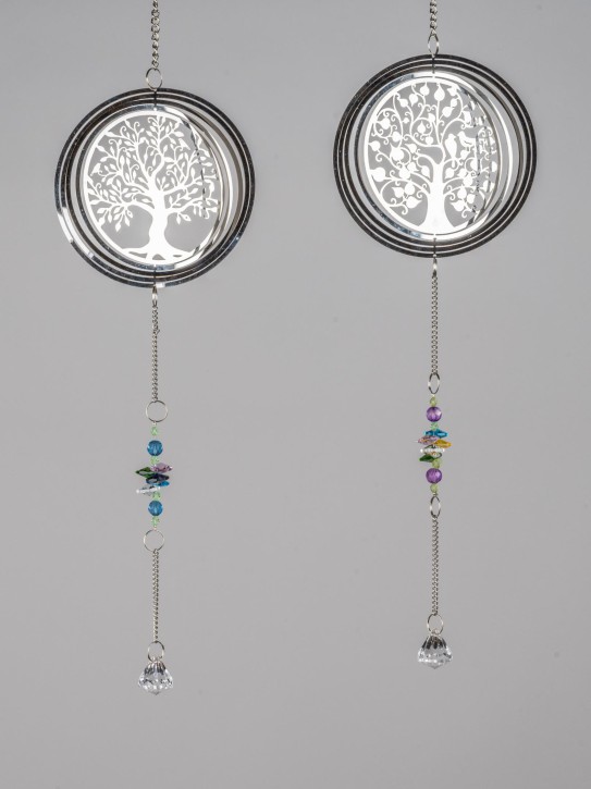  2er Set Girlande Baum 45 cm Fensterdeko 