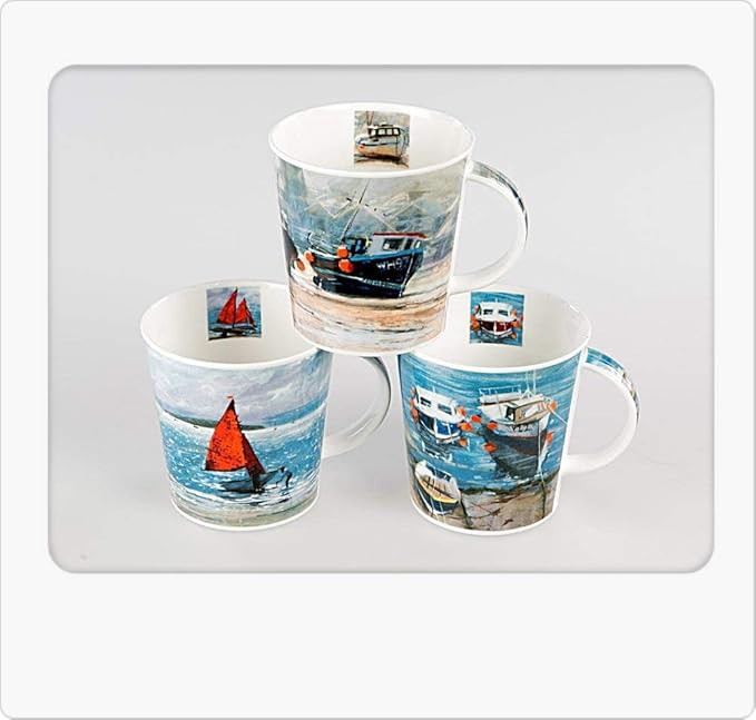 Becher Cairngorm Boats 1 Tasse mit Motiv Boot sortiert- Lieferumfang 1 Stück