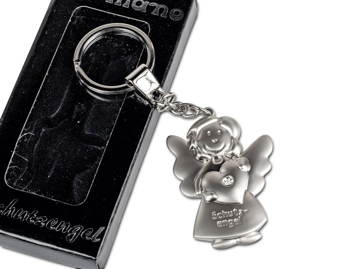 Figur Schutzengel als Schlüsselanhänger 6cm
