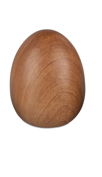 Dekoration Ei Dekoeier Osterei Keramik in Holzoptik 14cm  - ostereier frühling osterdekoration ostergeschenke 