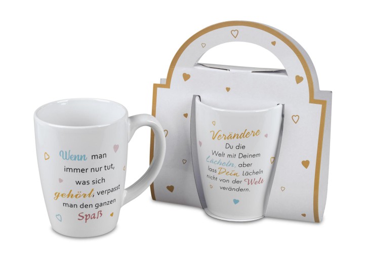 Kaffeebecher Tasse Becher 11 mit Sprüche- Geschenke für die ganze Familie