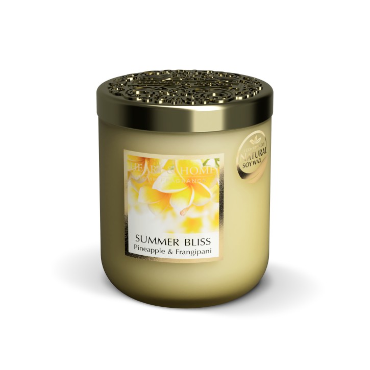 Heart & Home - Home Fragrance Duftkerze Summer Bliss - Sommerglück 110 g Inhalt: 0.110 Kilogramm (217,30 € * / 1 Kilogramm)