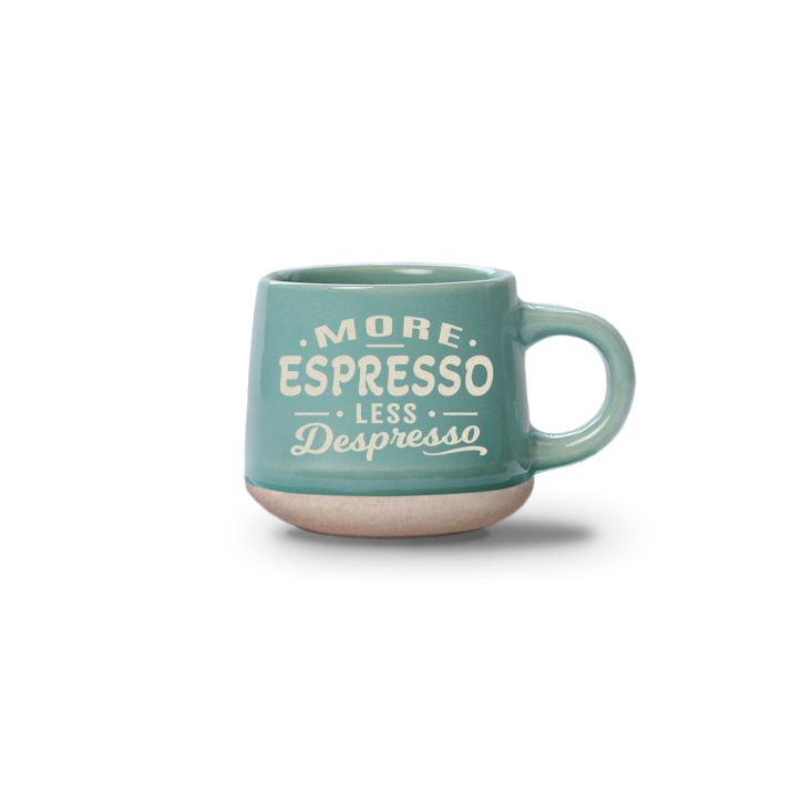 Espresso-Tasse More Espresso… - 60ml , spülmaschinenfest im Landhausstil