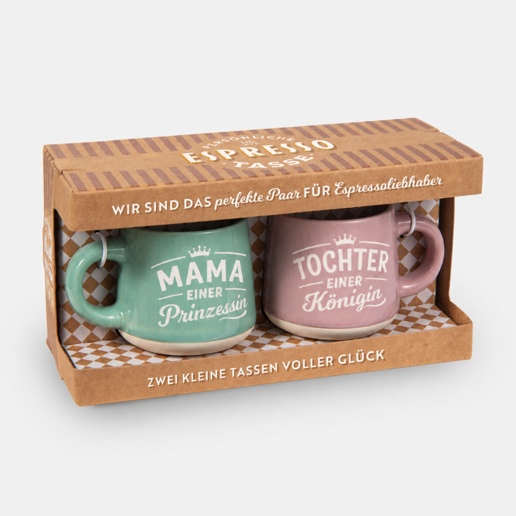 Geschenkset Mama & Tochter - 60ml  spülmaschinenfest im Landhausstil