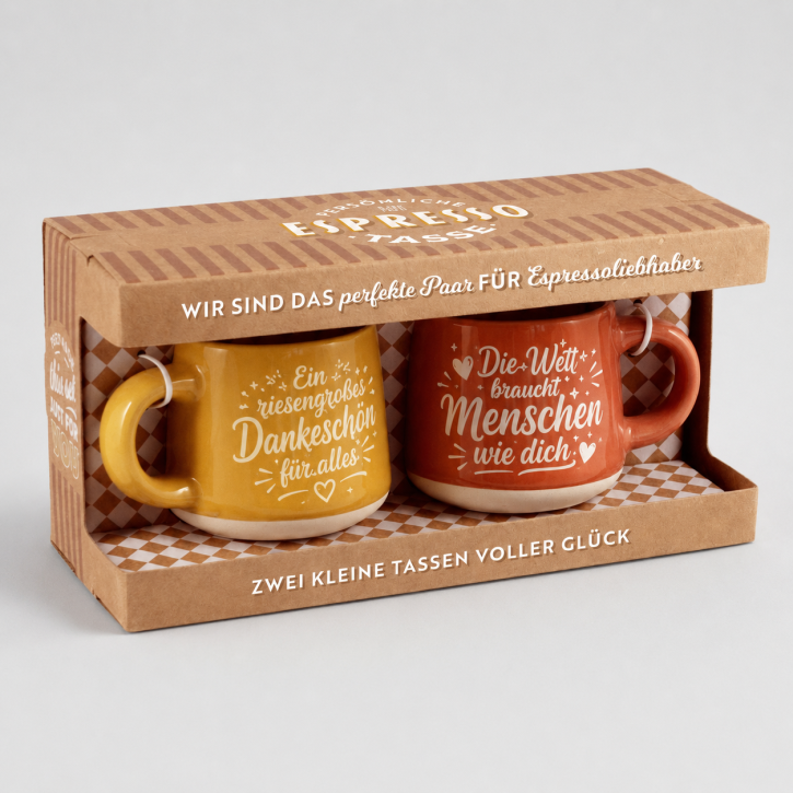 Geschenkset Dankeschön - 60ml  spülmaschinenfest im Landhausstil