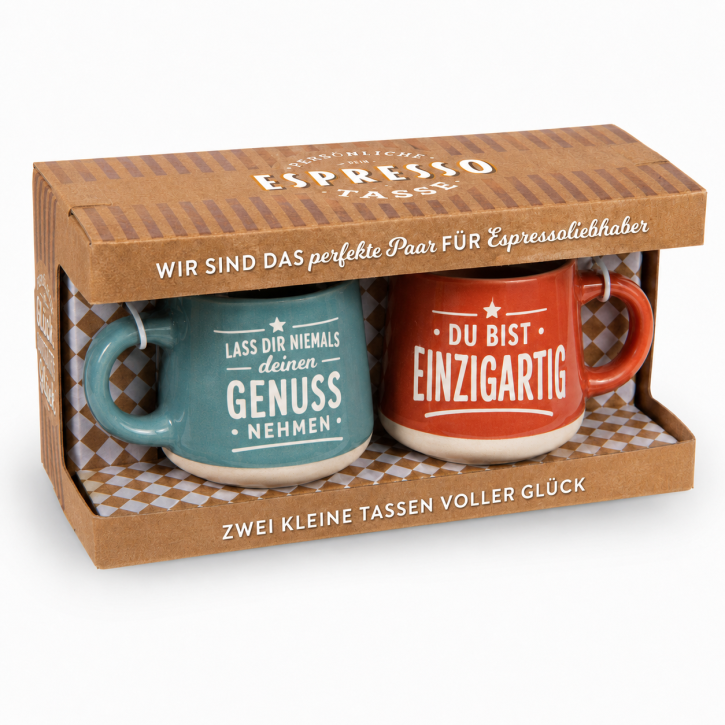 Geschenkset Lass dir niemals - 60ml  spülmaschinenfest im Landhausstil