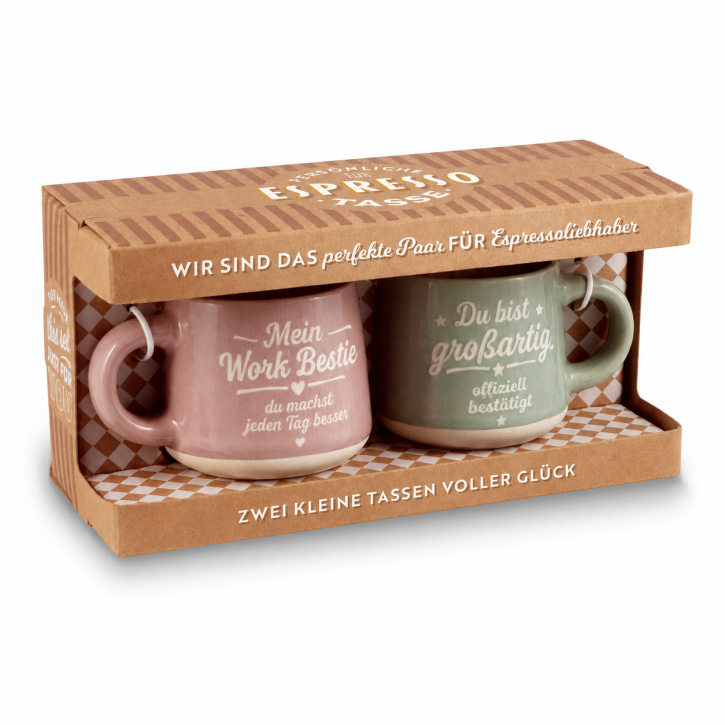 Geschenkset Mein Work Bestie - 60ml  spülmaschinenfest im Landhausstil
