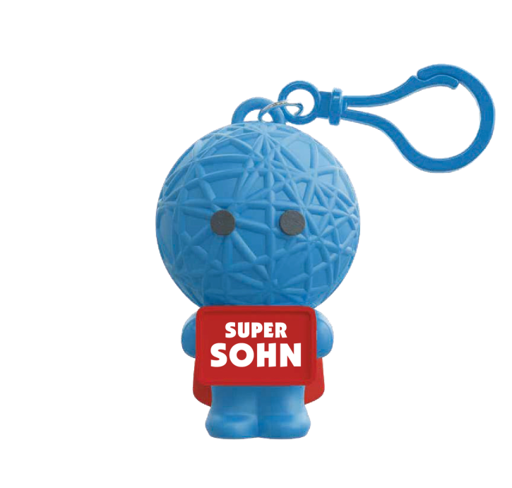 Glück Maskottchen Voodoo mit Spruch handgemachte Sorgen-Püppchen-Stress Dolls Super Sohn