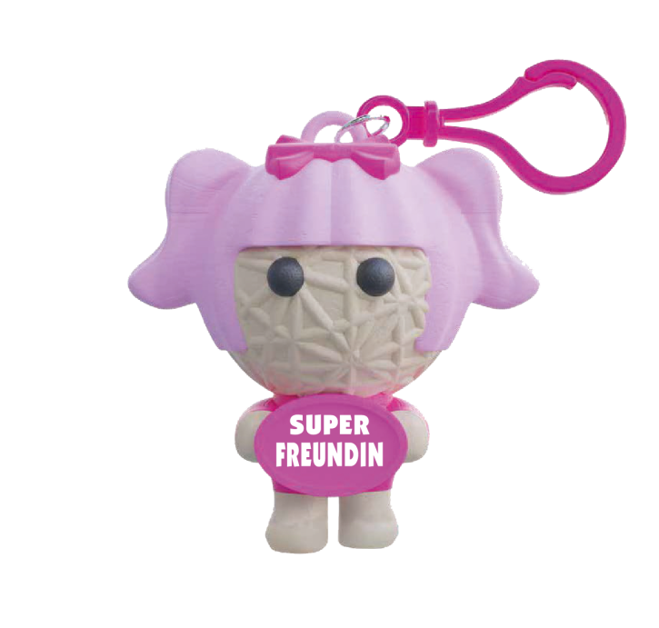 Glück Maskottchen Voodoo mit Spruch handgemachte Sorgen-Püppchen-Stress Dolls Super Freundin