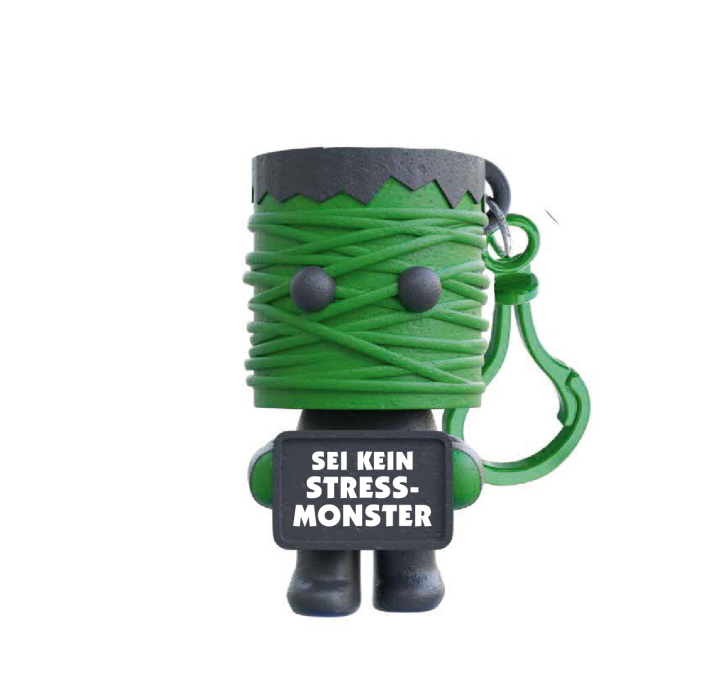 Glück Maskottchen Voodoo mit Spruch handgemachte Sorgen-Püppchen-Stress Dolls Mr. Franken