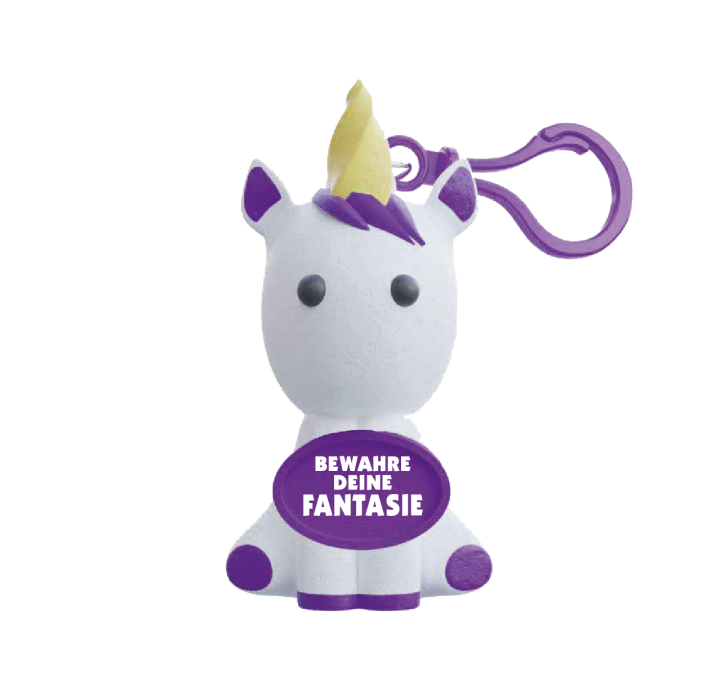 Glück Maskottchen Voodoo mit Spruch handgemachte Sorgen-Püppchen-Stress Dolls Einhorn