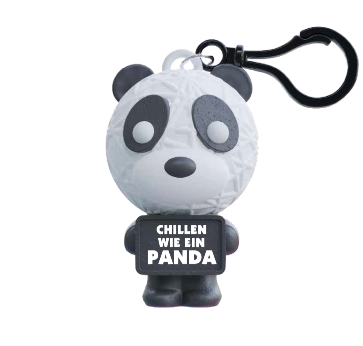 Glück Maskottchen Voodoo mit Spruch handgemachte Sorgen-Püppchen-Stress Dolls Panda
