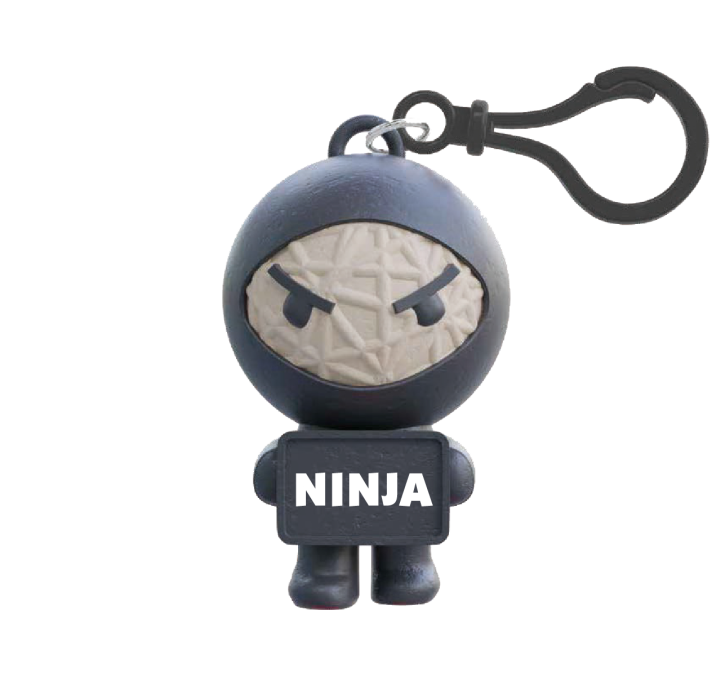 Glück Maskottchen Voodoo mit Spruch handgemachte Sorgen-Püppchen-Stress Dolls Ninja