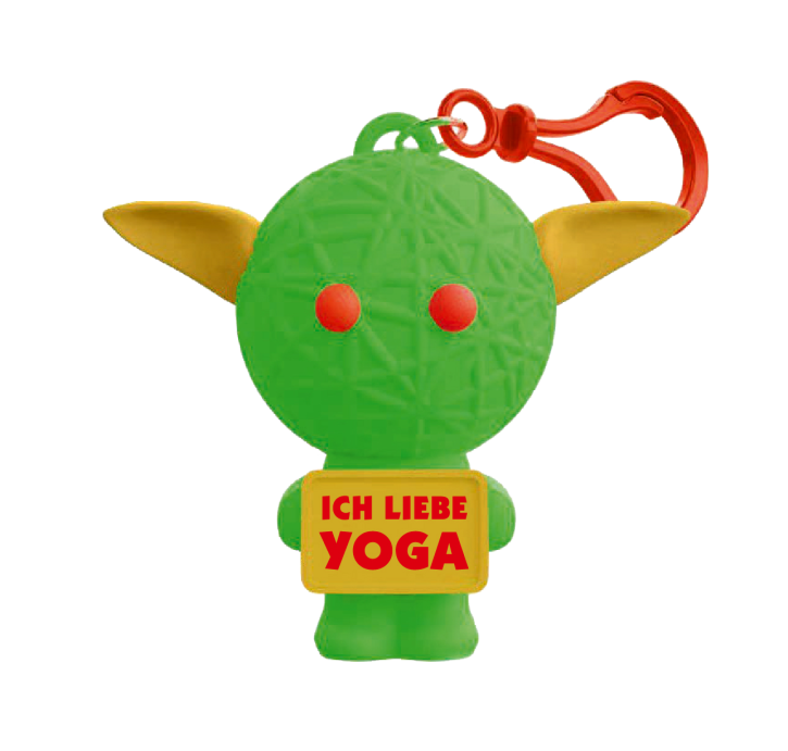 Glück Maskottchen Voodoo mit Spruch handgemachte Sorgen-Püppchen-Stress Dolls Yoga Lover