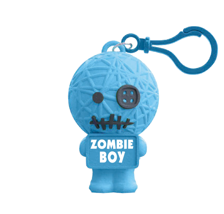 Glück Maskottchen Voodoo mit Spruch handgemachte Sorgen-Püppchen-Stress Dolls Zombie Boy