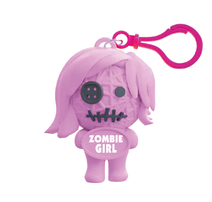 Glück Maskottchen Voodoo mit Spruch handgemachte Sorgen-Püppchen-Stress Dolls Zombie Girl