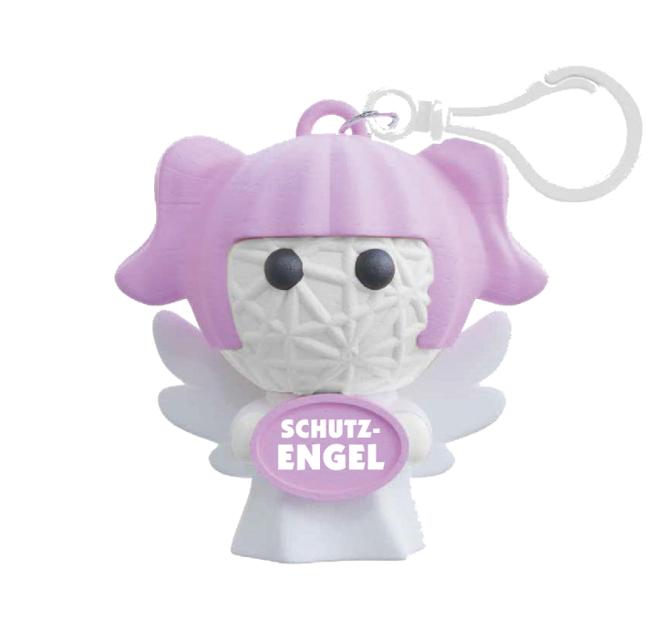 Glück Maskottchen Voodoo mit Spruch handgemachte Sorgen-Püppchen-Stress Dolls Schutzengel