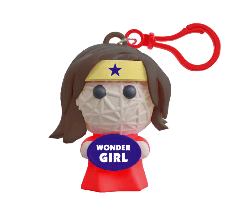 Glück Maskottchen Voodoo mit Spruch handgemachte Sorgen-Püppchen-Stress Dolls Wonder Girl