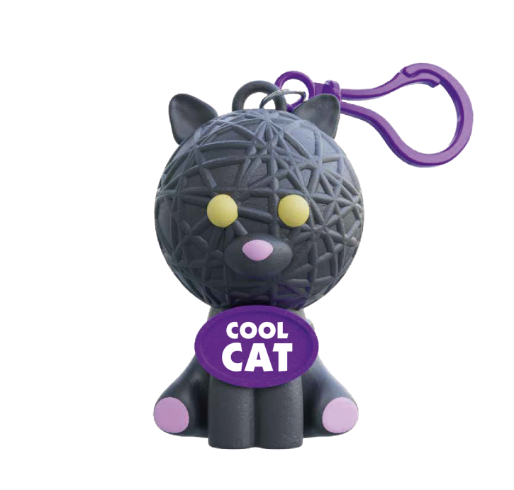 Glück Maskottchen Voodoo mit Spruch handgemachte Sorgen-Püppchen-Stress Dolls Cool Cat