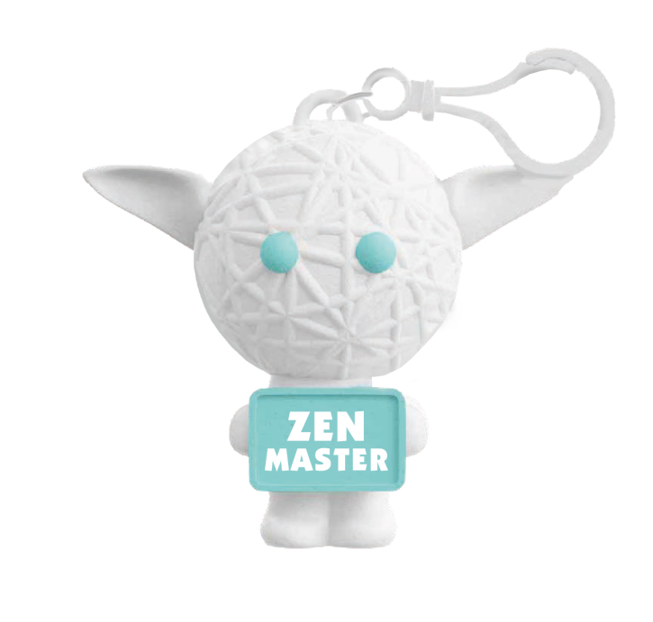 Glück Maskottchen Voodoo mit Spruch handgemachte Sorgen-Püppchen-Stress Dolls Zen Master