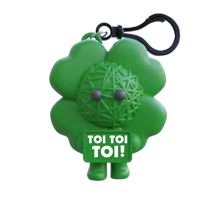 Glück Maskottchen Voodoo mit Spruch handgemachte Sorgen-Püppchen-Stress Dolls Viel Glück