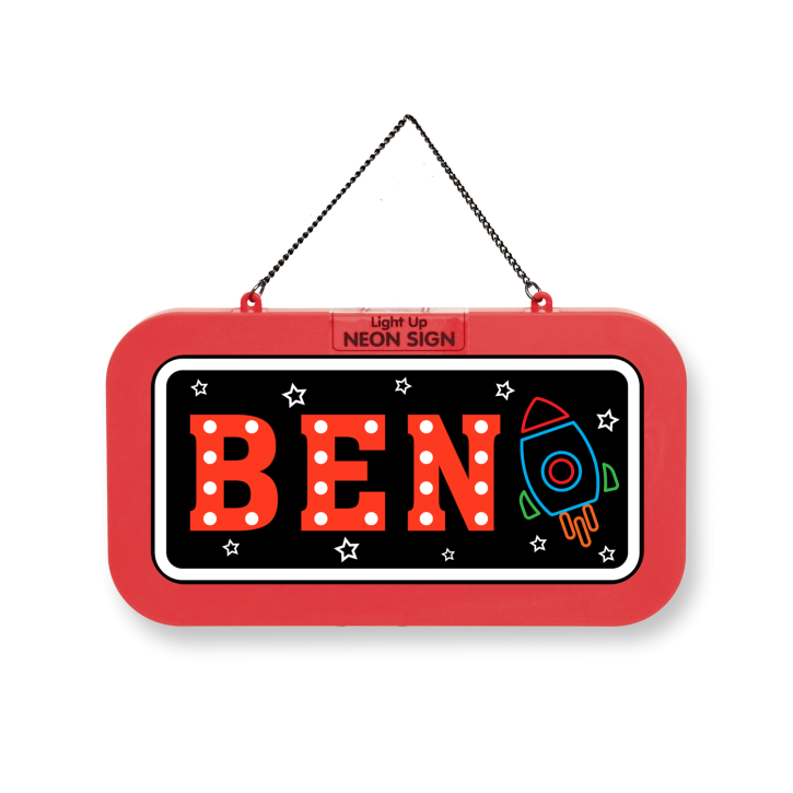 LED Leuchtschild Neonschild mit Namen , Leuchtende Wanddekoration mit Batterie, 18,7x10,3x1,6cm - Ben LED Leuchtschild Neonschild mit Namen , Leuchtende Wanddekoration mit Batterie, 18,7x10,3x1,6cm - Ben