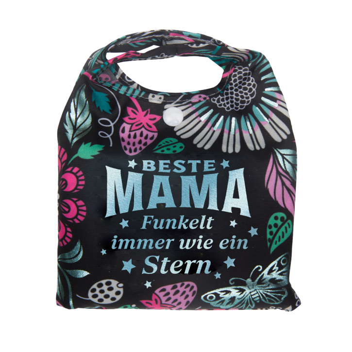 Vorpersonalisierte Glitzernde Einkaufstasche - Shopper Bag Beste Mama