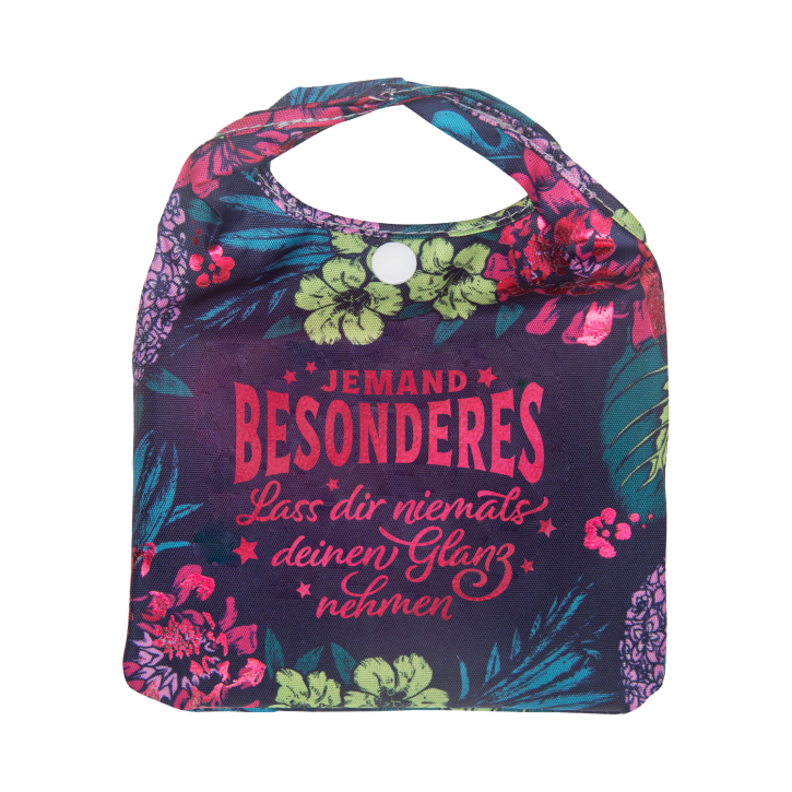 Vorpersonalisierte Glitzernde Einkaufstasche - Shopper Bag Jemand Besonderes