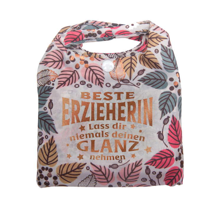 Vorpersonalisierte Glitzernde Einkaufstasche - Shopper Bag Erzieherin