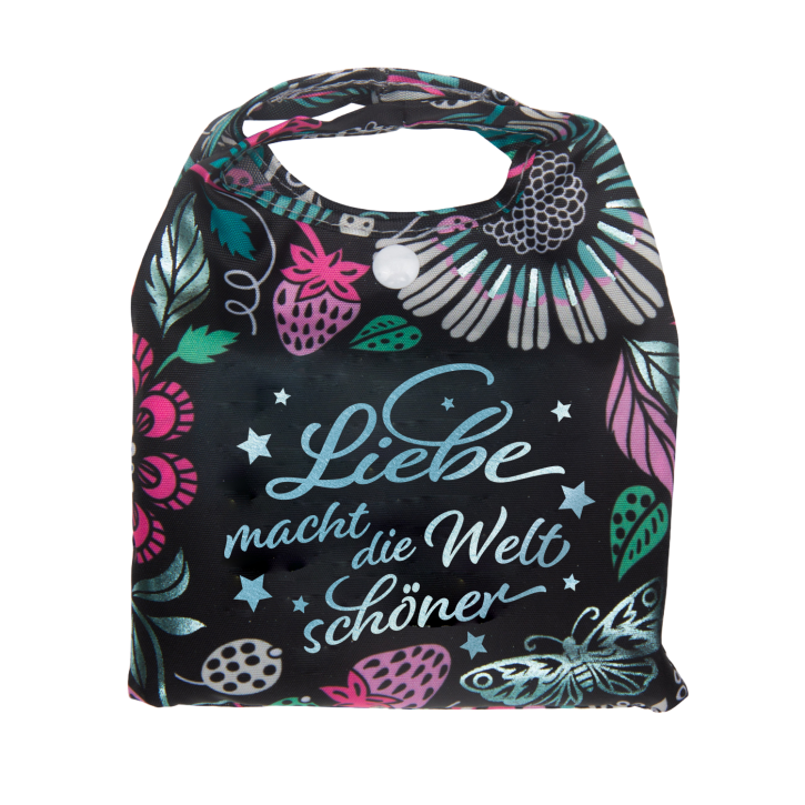 Vorpersonalisierte Glitzernde Einkaufstasche - Shopper Bag Liebe