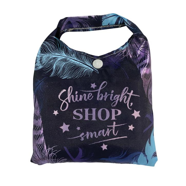 Vorpersonalisierte Glitzernde Einkaufstasche - Shopper Bag Shine...smart