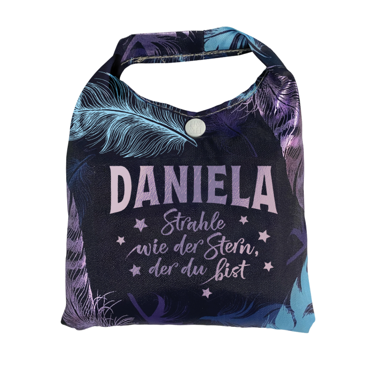Vorpersonalisierte Glitzernde Einkaufstasche - Shopper Bag Daniela