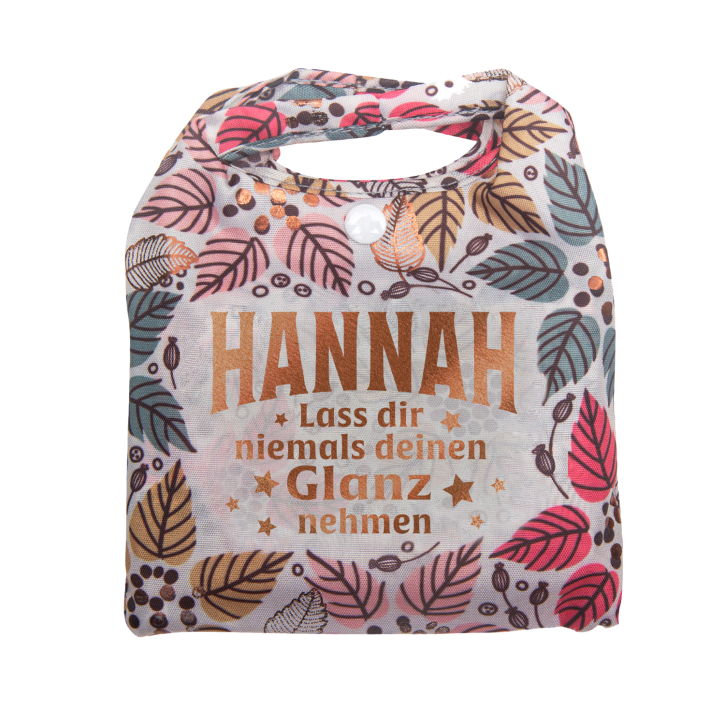 Vorpersonalisierte Glitzernde Einkaufstasche - Shopper Bag Hannah