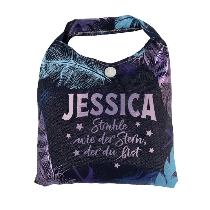 Vorpersonalisierte Glitzernde Einkaufstasche - Shopper Bag Jessica