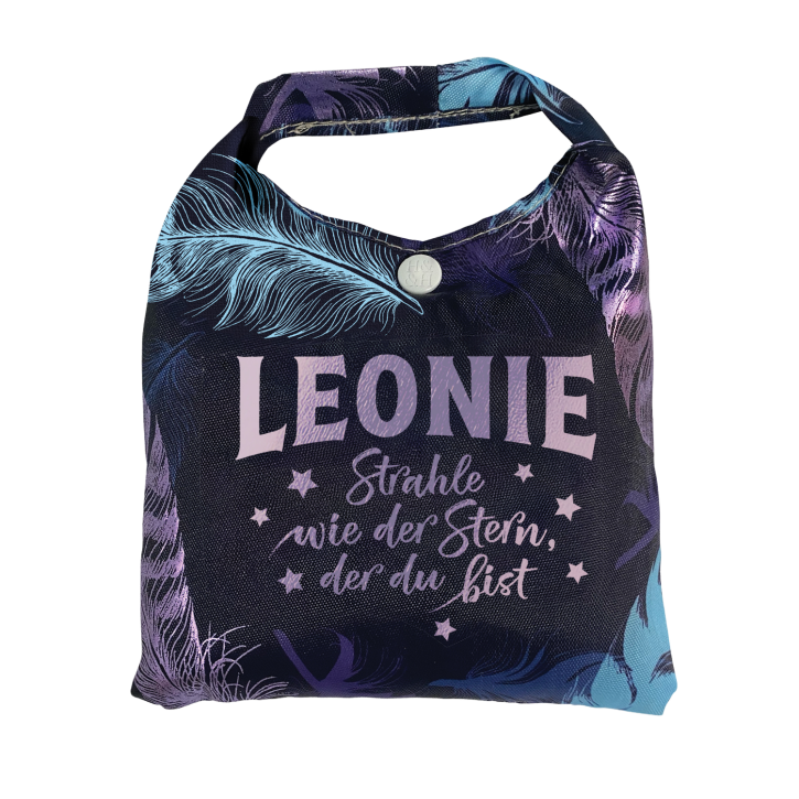 Vorpersonalisierte Glitzernde Einkaufstasche - Shopper Bag Leonie