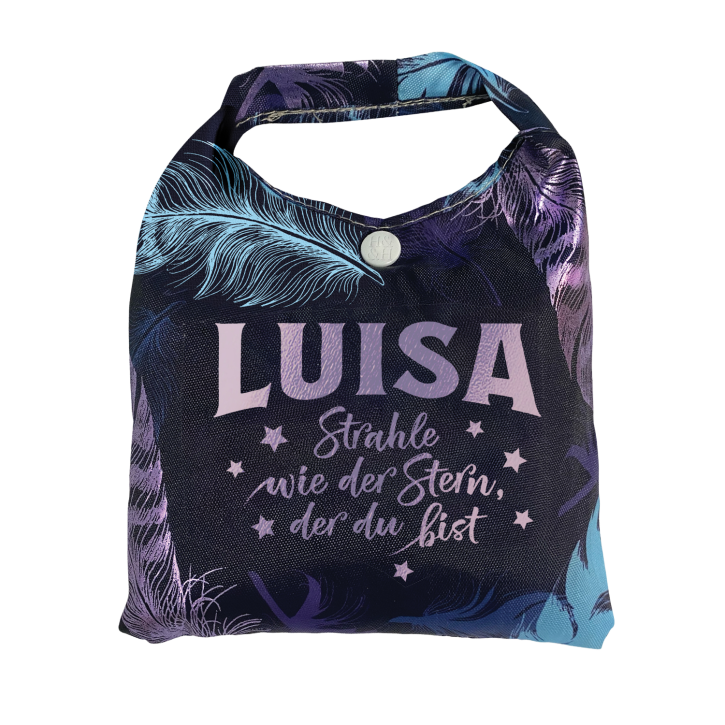 Vorpersonalisierte Glitzernde Einkaufstasche - Shopper Bag Luisa
