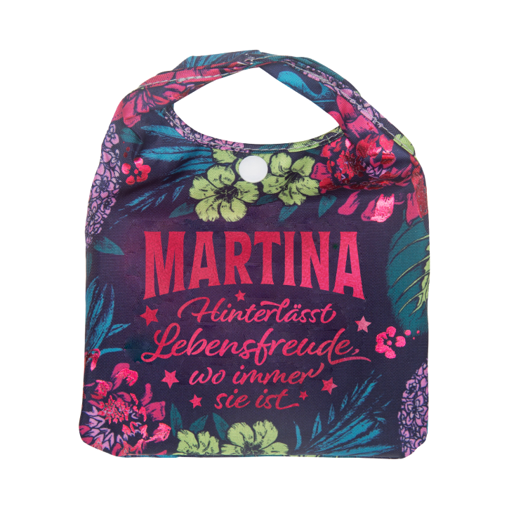 Vorpersonalisierte Glitzernde Einkaufstasche - Shopper Bag Martina