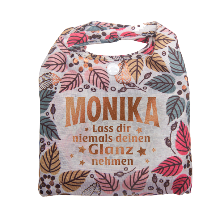 Vorpersonalisierte Glitzernde Einkaufstasche - Shopper Bag Monika