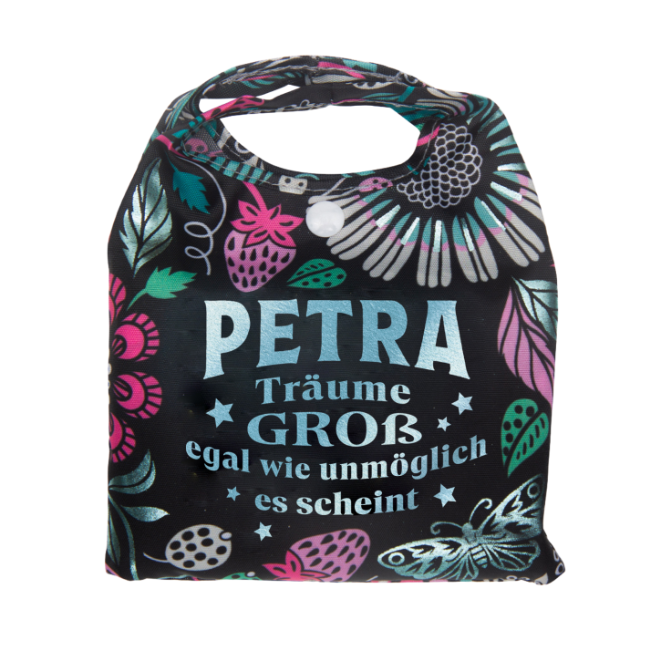 Vorpersonalisierte Glitzernde Einkaufstasche - Shopper Bag Petra