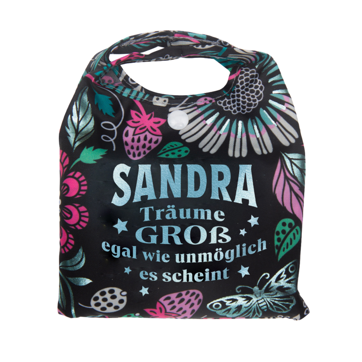 Vorpersonalisierte Glitzernde Einkaufstasche - Shopper Bag Sandra
