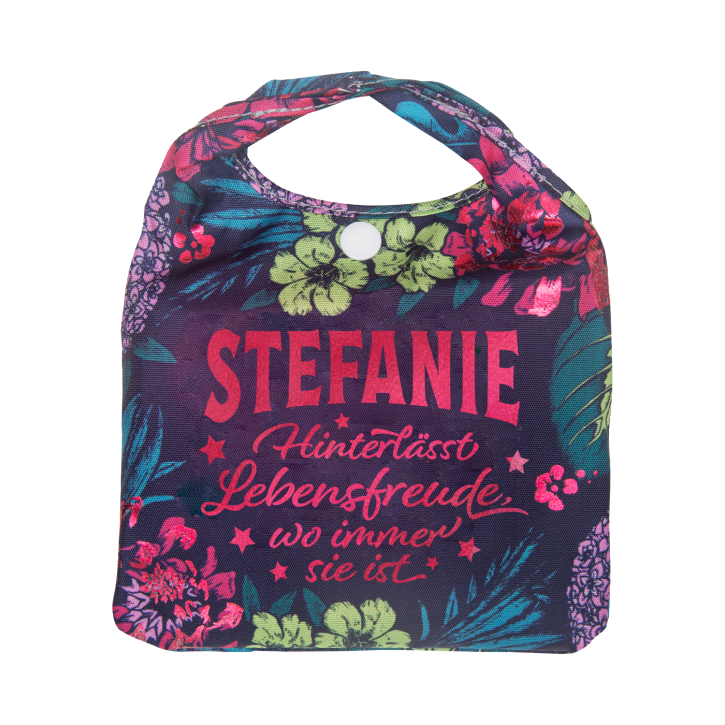 Vorpersonalisierte Glitzernde Einkaufstasche - Shopper Bag Stefanie