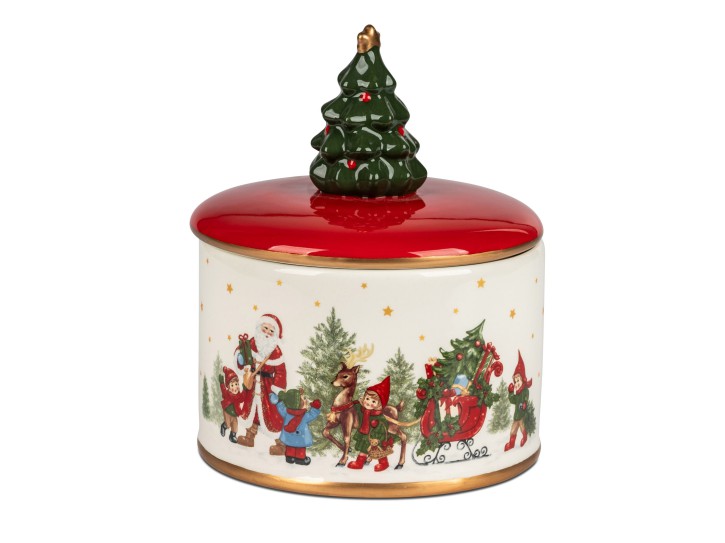 Dekoration Weihnachten Weihnachtskeksdose Weihachtsdose Dose 19cm