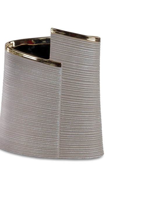 Dekoratives Dekogefäß Steckschale Blumenvase Dekovase Vase 17x19cm