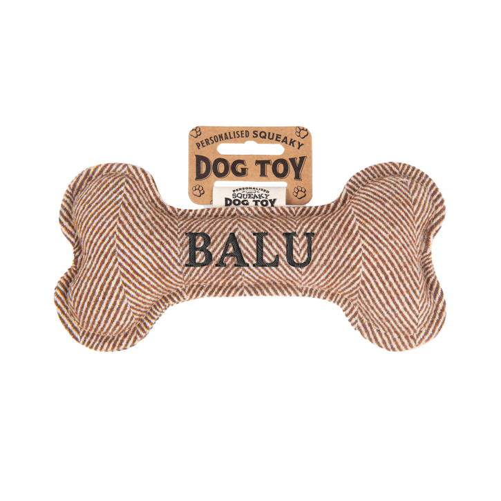 Quietschender Hunde Knochen form-Hundespielzeug Balu