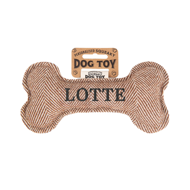 Quietschender Hunde Knochen form-Hundespielzeug Lotte