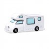Sparbüchse Spardose Mini Wohnmobil 4,5 x 10 cm als Geschenk für Reisekasse Urlaubskasse