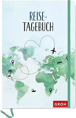 Reisetagebuch (Weltkarte) (Reisetagebücher zum Ausfüllen)