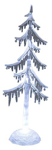 Dekobaum gefrostet mit Licht, Acryl batteriebetrieben ca. 35 cm