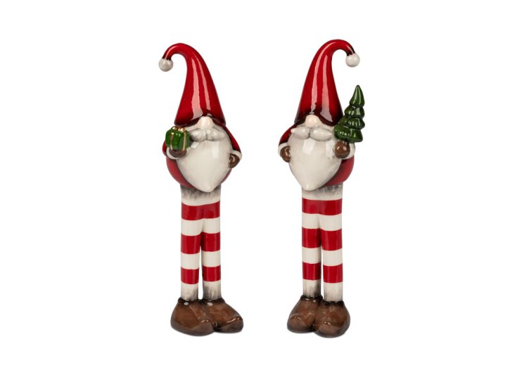 Dekoration Weihnachten Deko-Figur Weihnachtsmann 28cm 2 Stück Lieferumfang