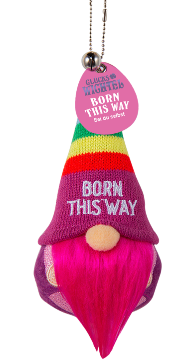 H&H Glücksbringer Maskottchen-Ich bring Dir Glück-Glückswichtel Born This Way